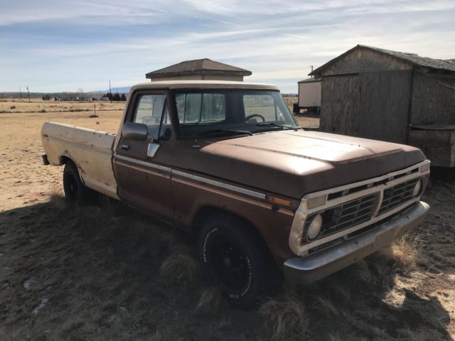 1974 Brown Ford F-250 Standard Cab Pickup