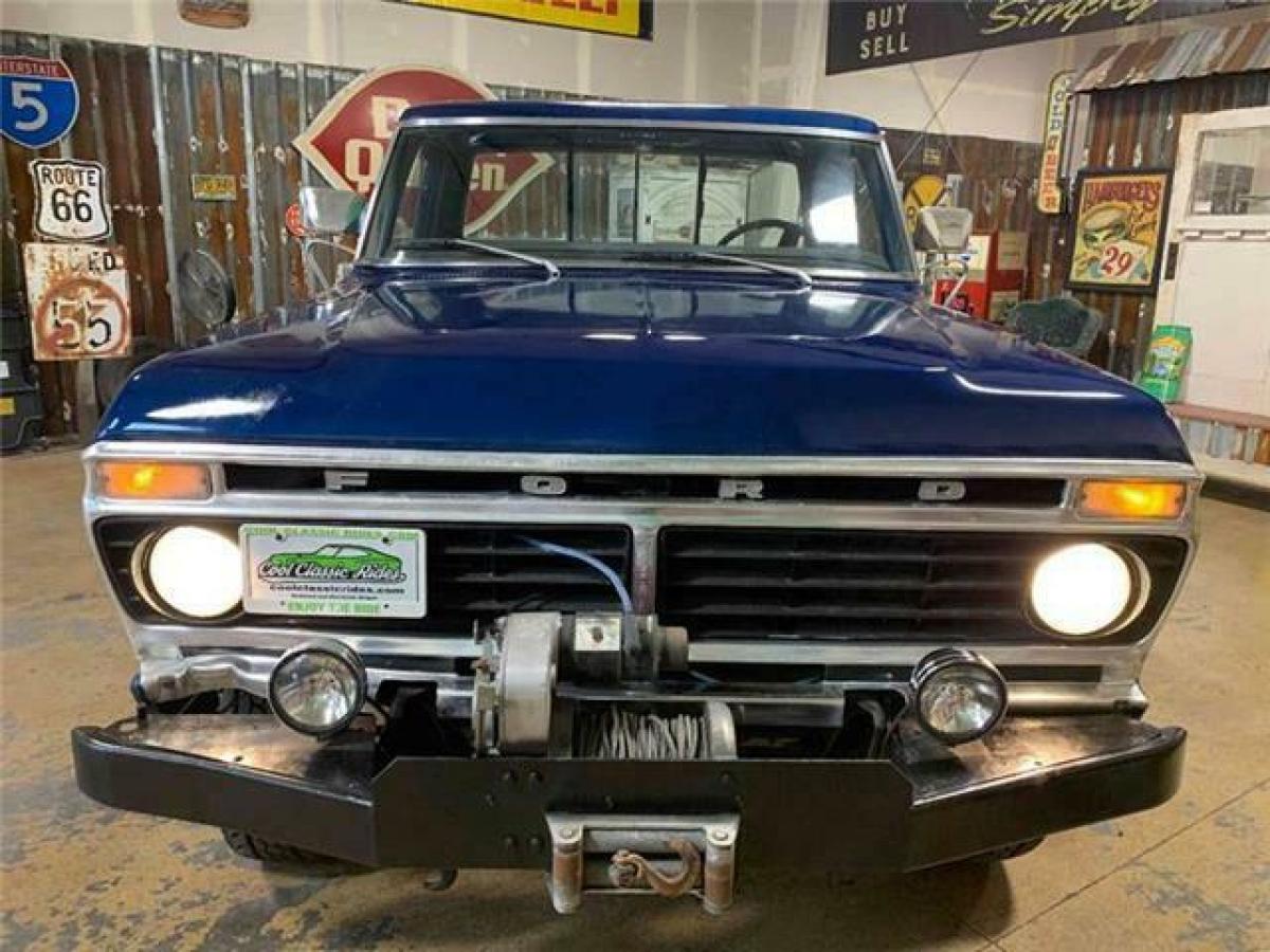 1974 Blue Ford F-250 Pickup Truck