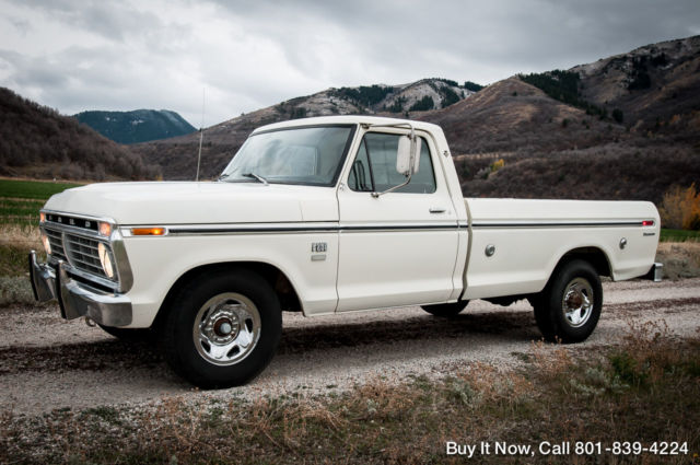 1974 White Ford F-250 Standard Cab Pickup