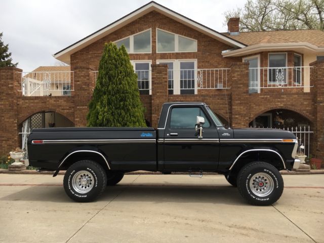 1974 Black Ford F-250 Standard Cab Pickup
