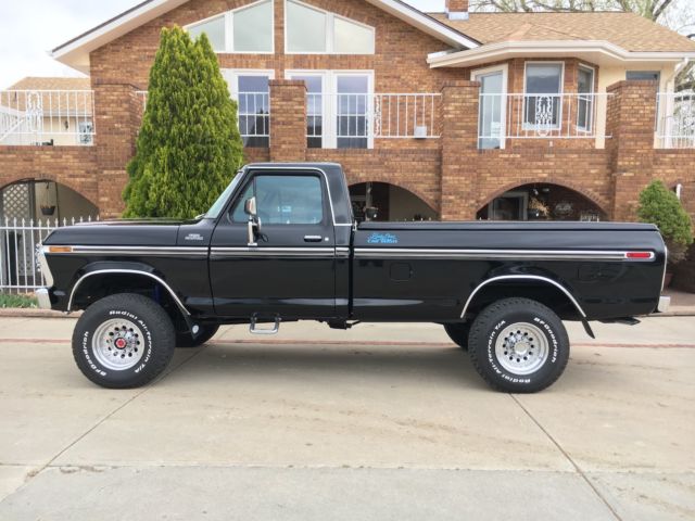 1974 Black Ford F-250 Standard Cab Pickup