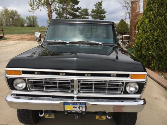 1974 Black Ford F-250 Standard Cab Pickup