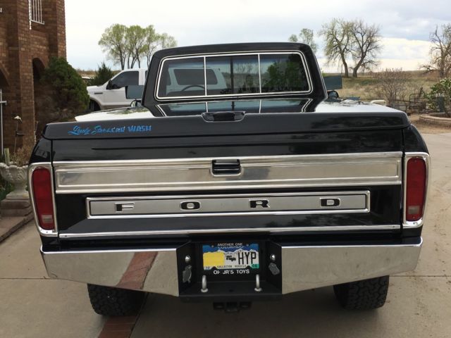 1974 Black Ford F-250 Standard Cab Pickup