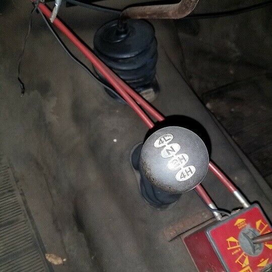 1974 Blue Ford F-250 pickup truck w capped bed