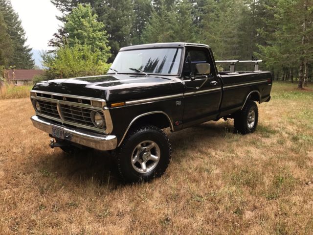 1974 Black Ford F-250