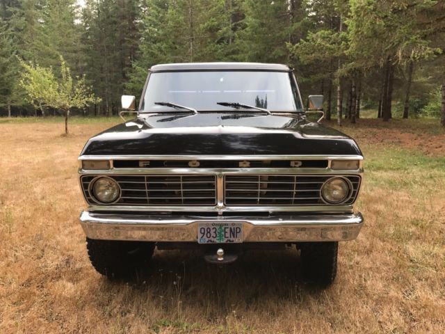 1974 Black Ford F-250