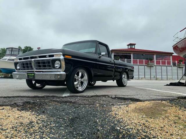 1974 Black Ford F-100 Standard Cab Pickup