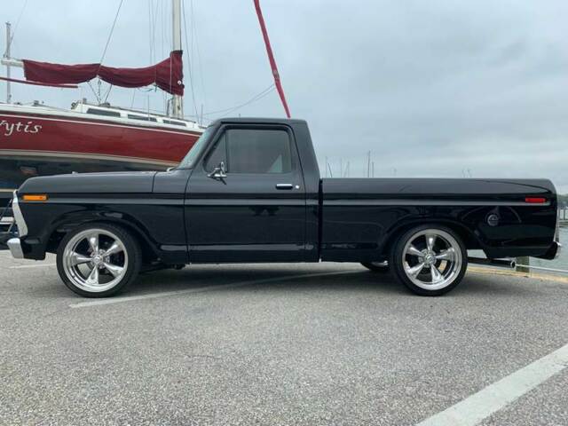 1974 Black Ford F-100 Standard Cab Pickup