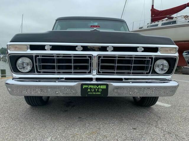 1974 Black Ford F-100 Standard Cab Pickup