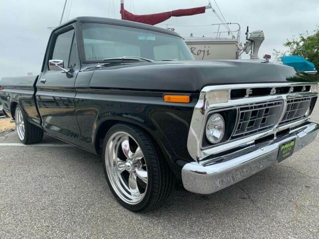 1974 Black Ford F-100 Standard Cab Pickup