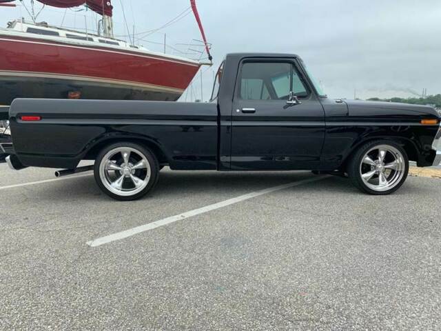 1974 Black Ford F-100 Standard Cab Pickup