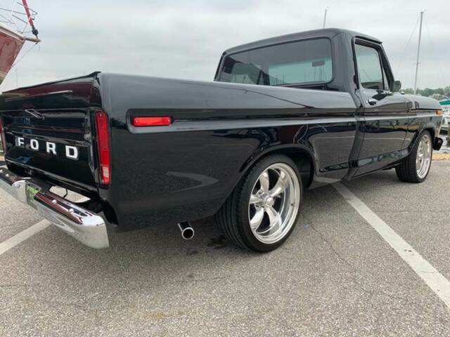 1974 Black Ford F-100 Standard Cab Pickup