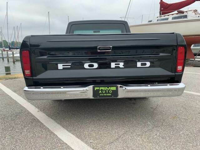 1974 Black Ford F-100 Standard Cab Pickup