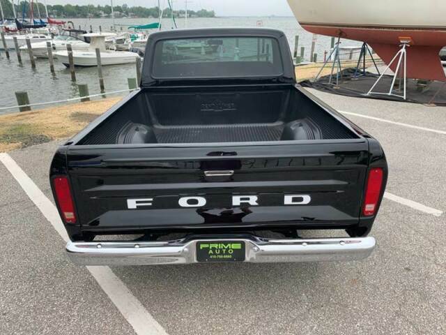 1974 Black Ford F-100 Standard Cab Pickup