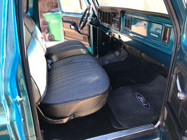 1974 Teal Ford F-100 Extended Cab Pickup