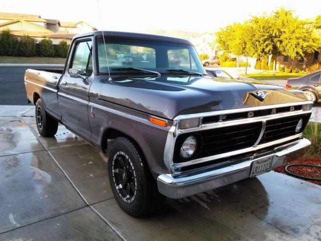 1974 Gray Ford F-250 Standard Cab Pickup