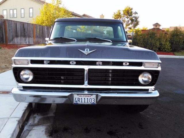 1974 Gray Ford F-250 Standard Cab Pickup