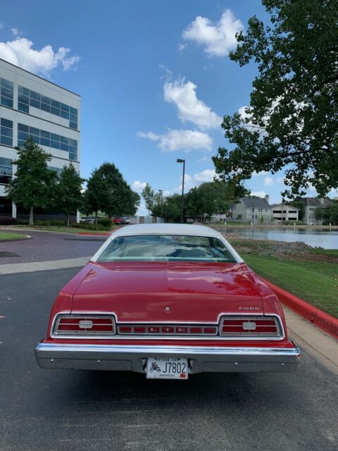 1974 Red Ford Galaxie Sedan
