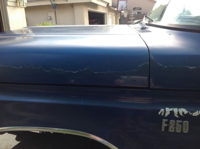 1974 Blue Ford F-250