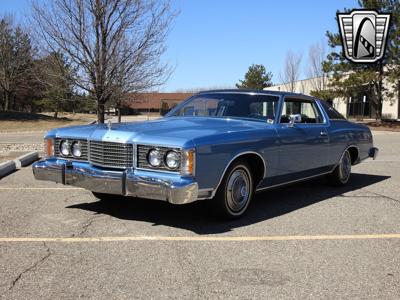 1974 Blue Ford LTD Coupe
