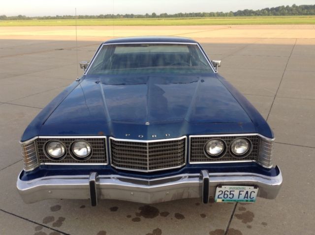 1974 Patina Blue Ford LTD Coupe