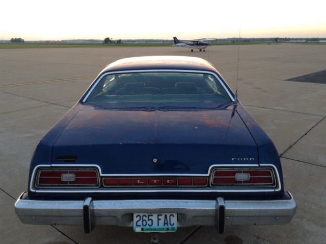 1974 Patina Blue Ford LTD Coupe