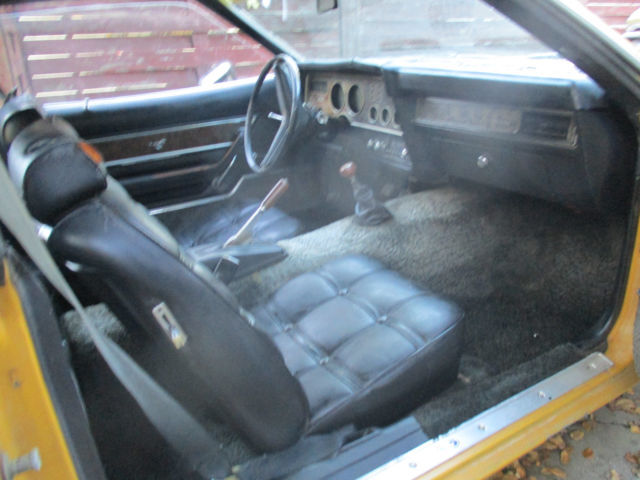 1974 Yellow Ford Mustang Hatchback
