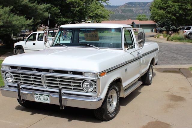 1974 White Ford F-100 Pickup