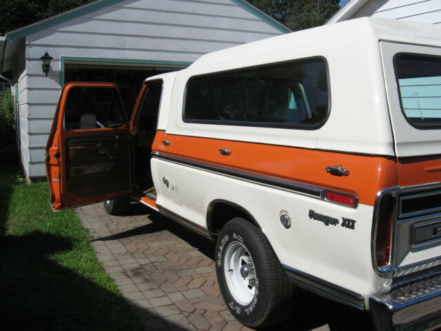 1974 Tangerine and White Ford F-100 Standard Cab Pickup