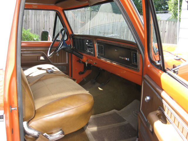 1974 Tangerine and White Ford F-100 Standard Cab Pickup