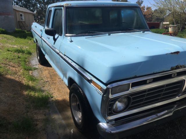 1974 Blue Ford F-100