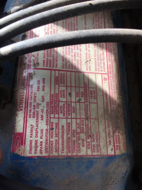 1974 Blue Ford F-100