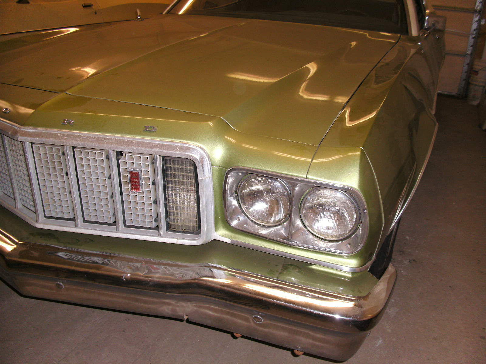 1974 Green Ford Torino Coupe