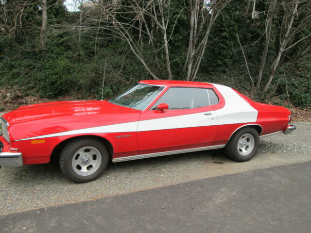 1974 Red Ford Torino Sedan