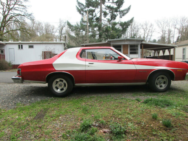 1974 Red Ford Torino Sedan