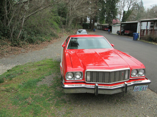 1974 Red Ford Torino Sedan