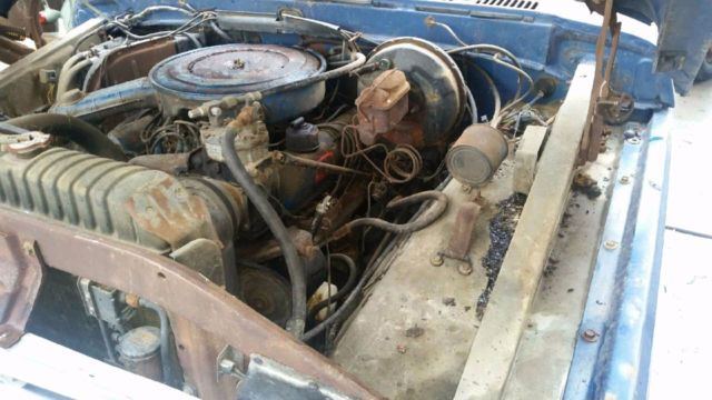 1974 Blue Ford F-100 CUSTOM