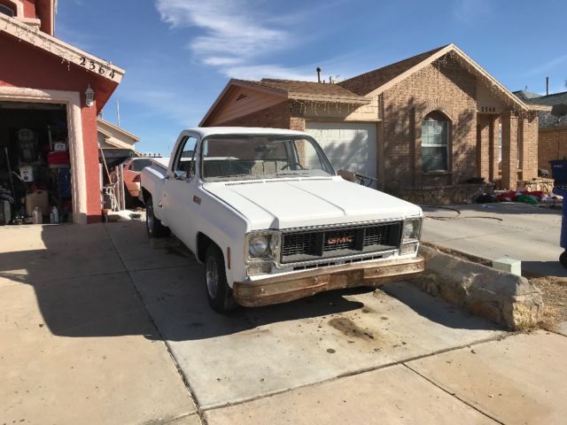 1974 White GMC Sierra 1500 Standard Cab Pickup