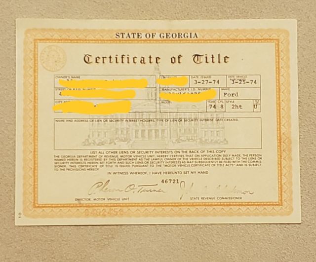 1974 Red Ford Torino