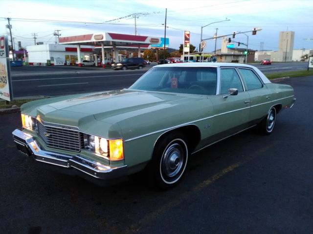 1974 Green Chevrolet Impala Sedan