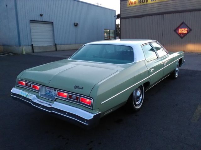 1974 Green Chevrolet Impala Sedan