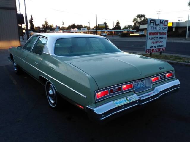 1974 Green Chevrolet Impala Sedan