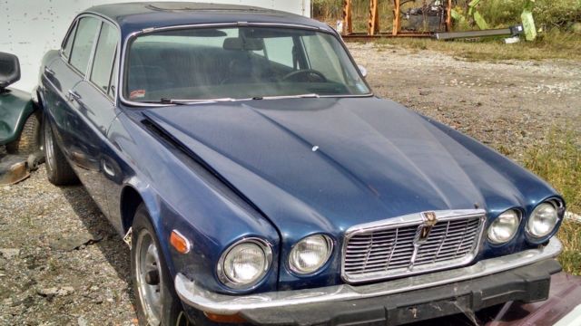 1974 blue Jaguar XK Sedan