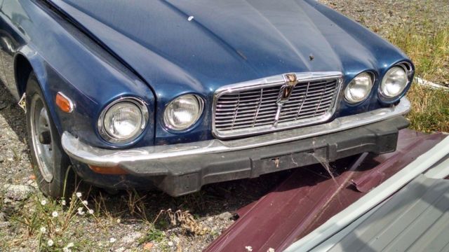 1974 blue Jaguar XK Sedan