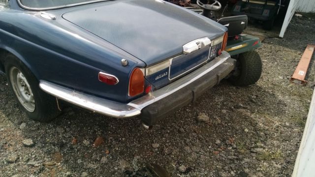 1974 blue Jaguar XK Sedan