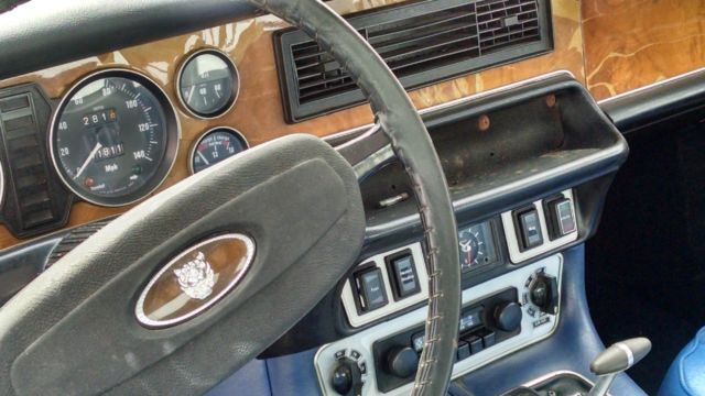 1974 blue Jaguar XK Sedan