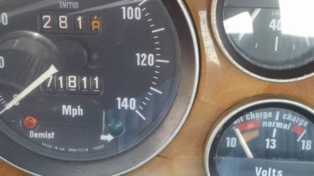 1974 blue Jaguar XK Sedan