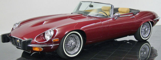 1974 Regency Red Jaguar XK Convertible