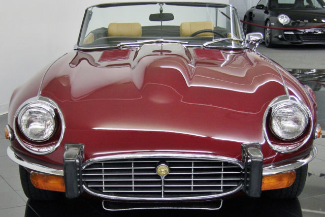 1974 Regency Red Jaguar XK Convertible