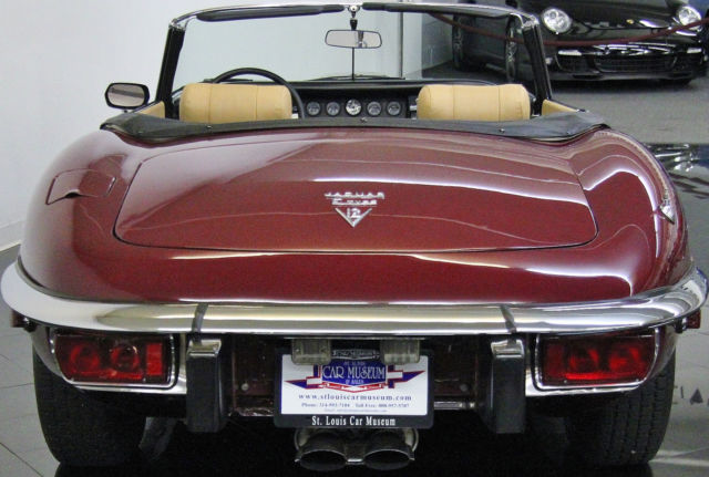 1974 Regency Red Jaguar XK Convertible